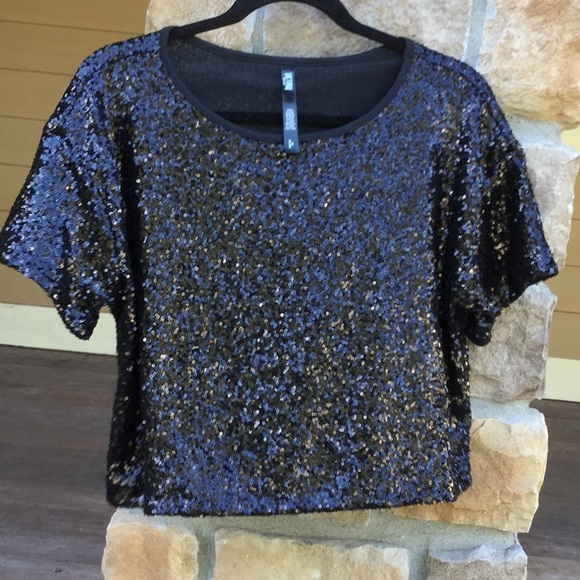 Victoria Sport Tops - Victoria sport sequins top Christmas costume party festival Coachella New Years